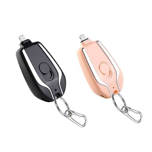 New Power Pod Portable Emergency Keychain Power Bank for iPhone High Speed Instant Plug and Play Compact External Backup Battery Mobile Accessory Pod