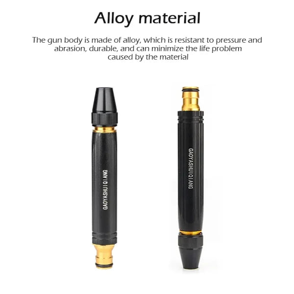 High-Pressure Metal Car Wash Gun & Cleaning Nozzle