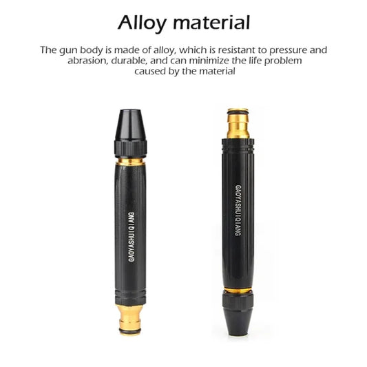 High-Pressure Metal Car Wash Gun & Cleaning Nozzle