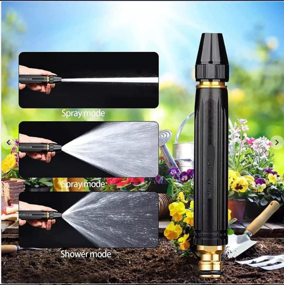 High-Pressure Metal Car Wash Gun & Cleaning Nozzle