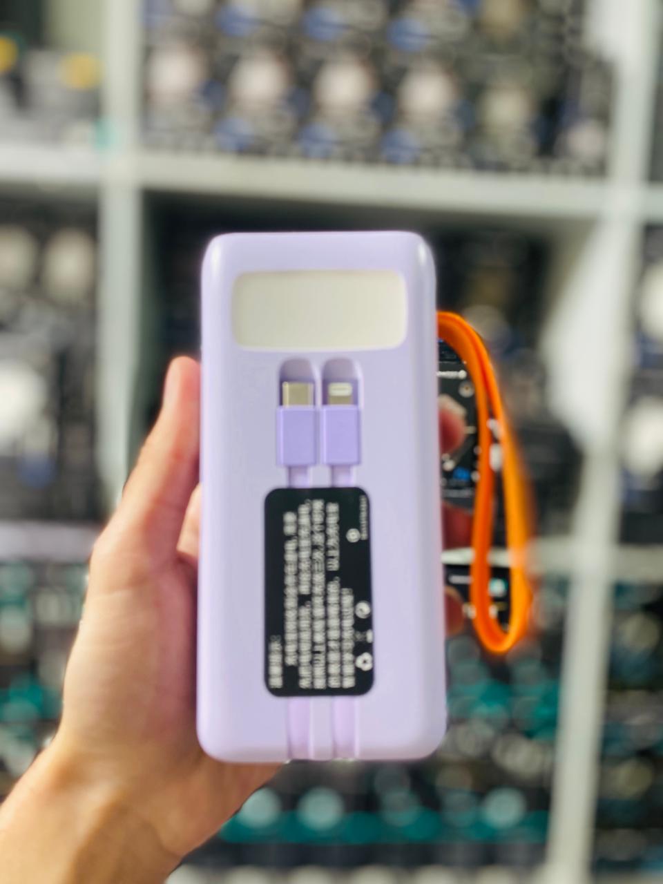 Moshuo 30000mAh 100W Power Bank with LED