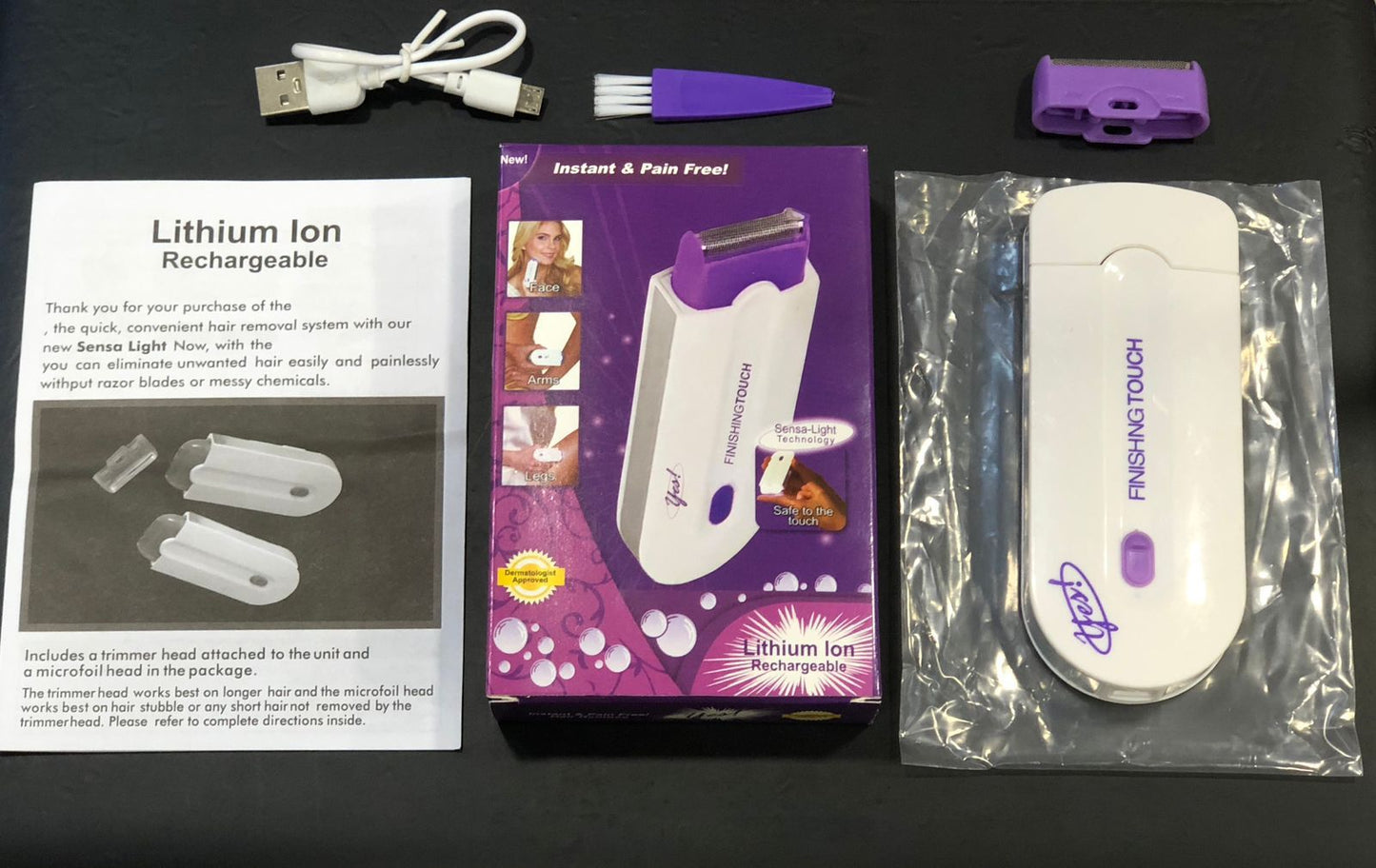 Rechargeable Electric Hair Remover for Smooth Skin